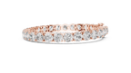 Grandelle Large Round Lab Grown Diamond Statement Tennis Bracelet