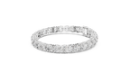 Grandelle Large Round Lab Grown Diamond Statement Tennis Bracelet