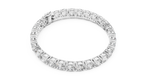 Grandelle Large Round Lab Grown Diamond Statement Tennis Bracelet