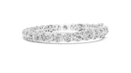 Grandelle Large Round Lab Grown Diamond Statement Tennis Bracelet