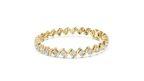 Wavelara Wave Ribbon Round Lab Grown Diamond Tennis Bracelet