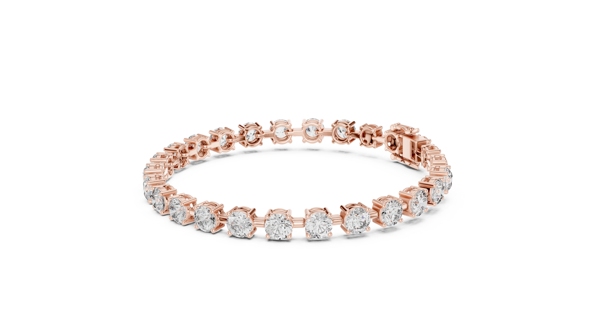 Solitelle Spaced Solitaire Lab Grown Diamond Tennis Bracelet
