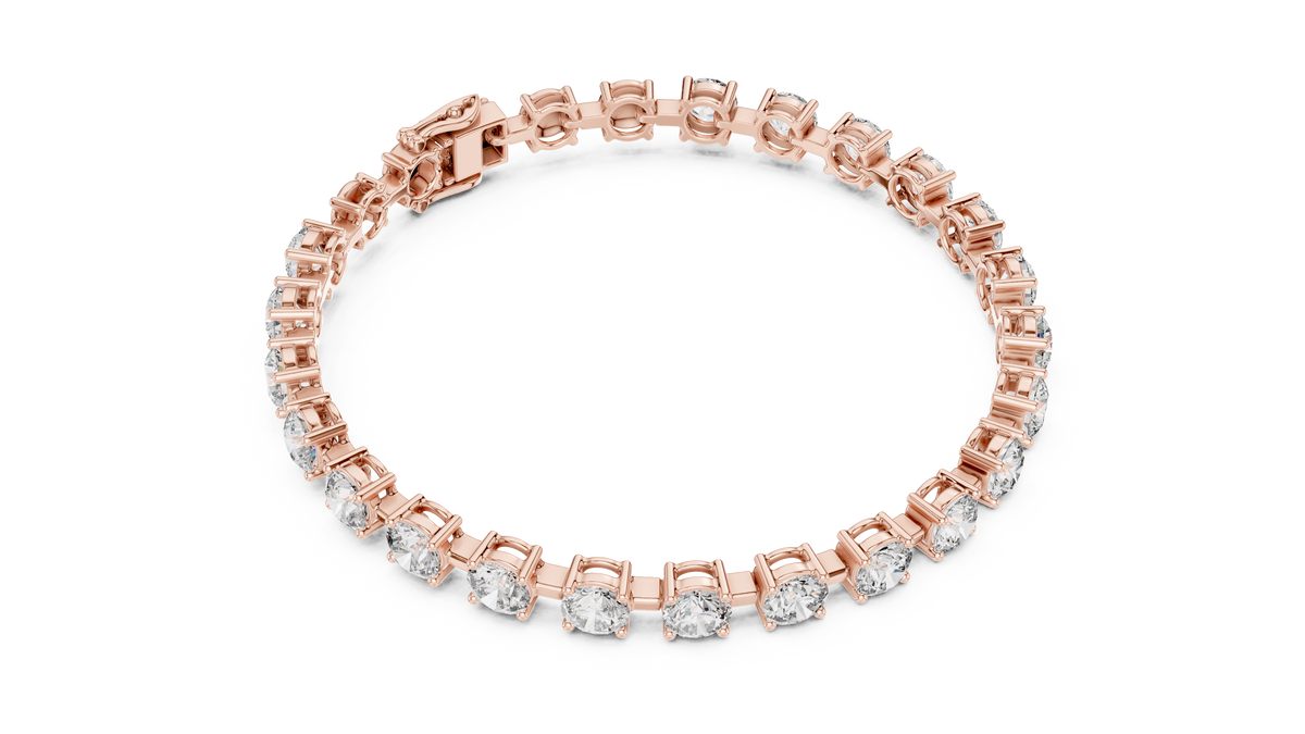 Solitelle Spaced Solitaire Lab Grown Diamond Tennis Bracelet