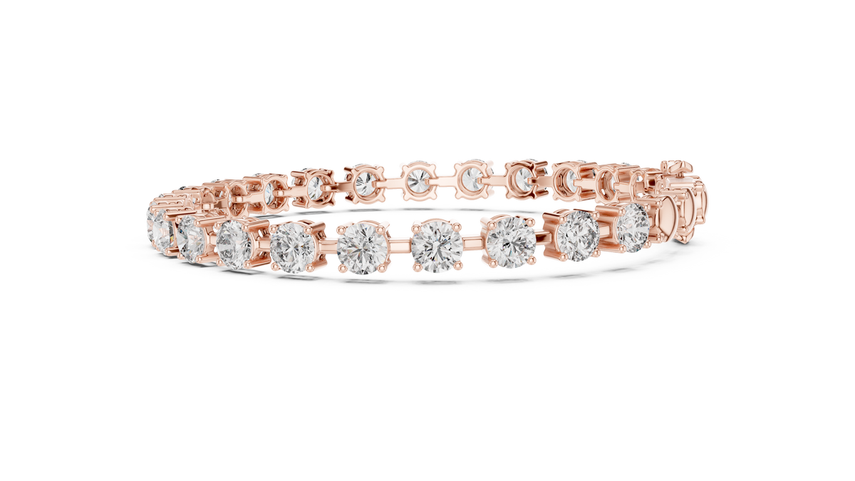 Solitelle Spaced Solitaire Lab Grown Diamond Tennis Bracelet