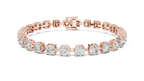 Solitelle Spaced Solitaire Lab Grown Diamond Tennis Bracelet