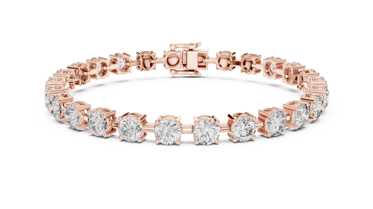 Solitelle Spaced Solitaire Lab Grown Diamond Tennis Bracelet