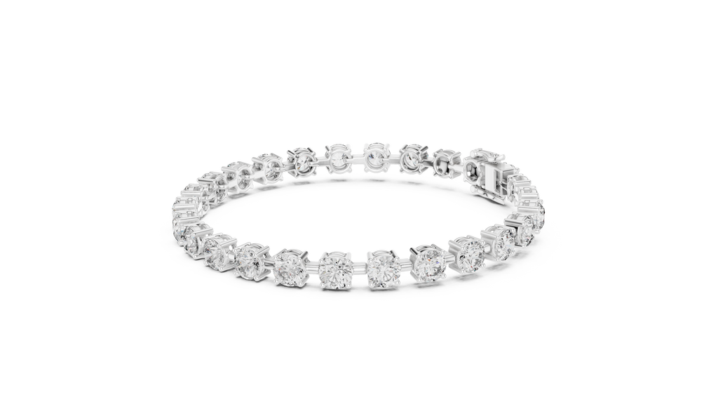 Solitelle Spaced Solitaire Lab Grown Diamond Tennis Bracelet