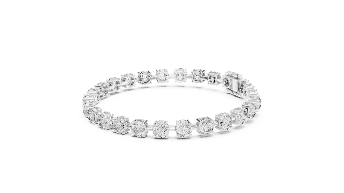 Solitelle Spaced Solitaire Lab Grown Diamond Tennis Bracelet