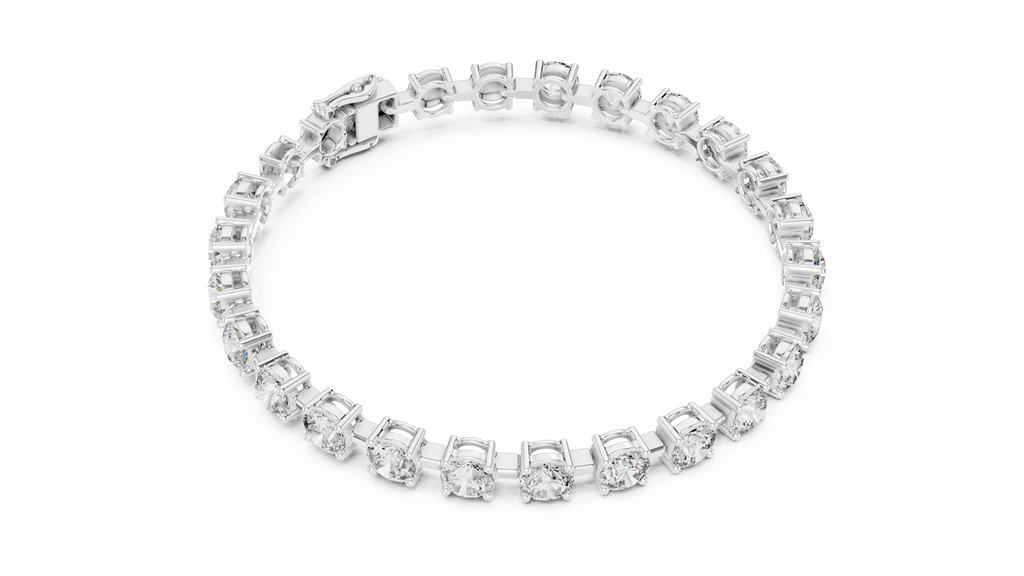 Solitelle Spaced Solitaire Lab Grown Diamond Tennis Bracelet