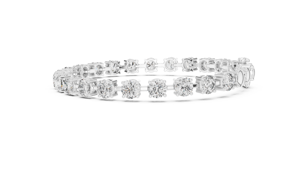 Solitelle Spaced Solitaire Lab Grown Diamond Tennis Bracelet