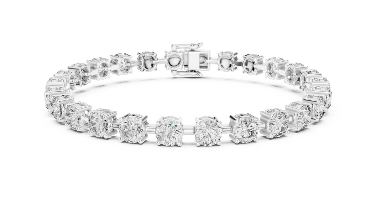 Solitelle Spaced Solitaire Lab Grown Diamond Tennis Bracelet