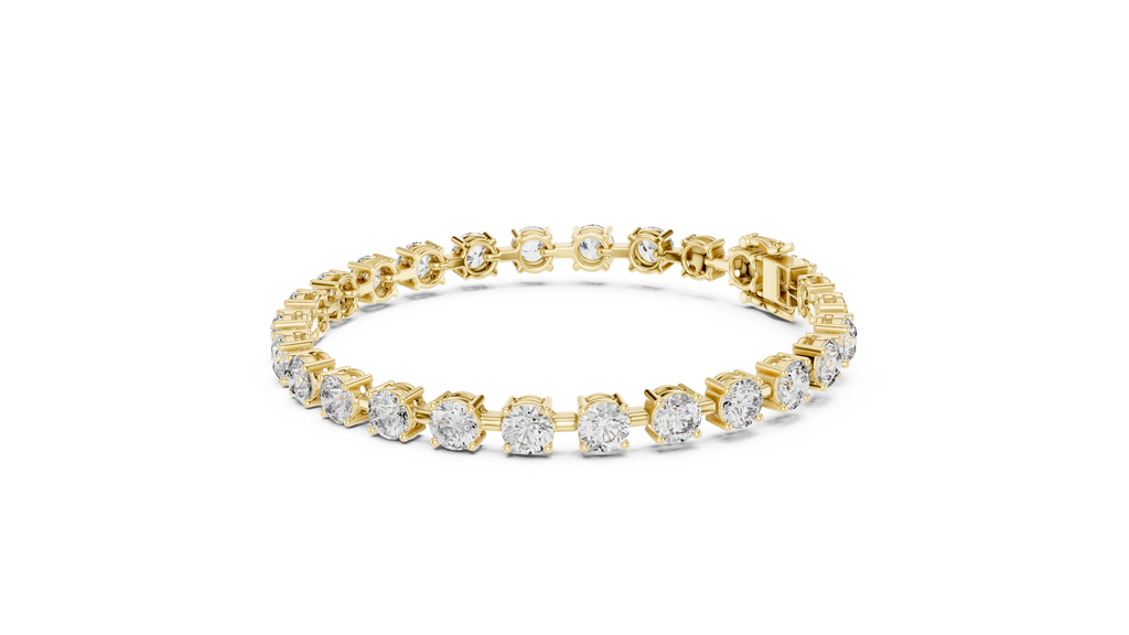 Solitelle Spaced Solitaire Lab Grown Diamond Tennis Bracelet