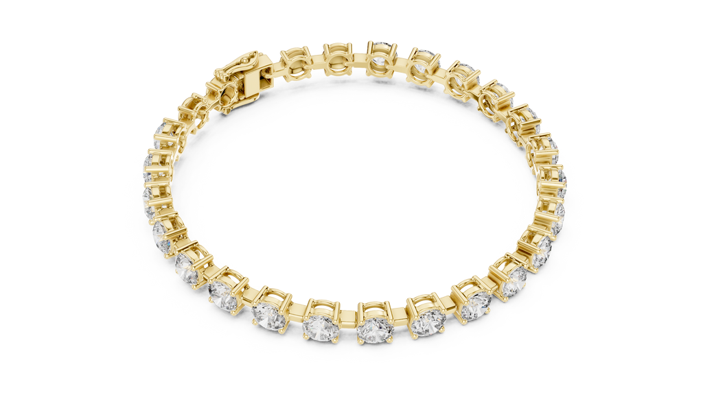 Solitelle Spaced Solitaire Lab Grown Diamond Tennis Bracelet