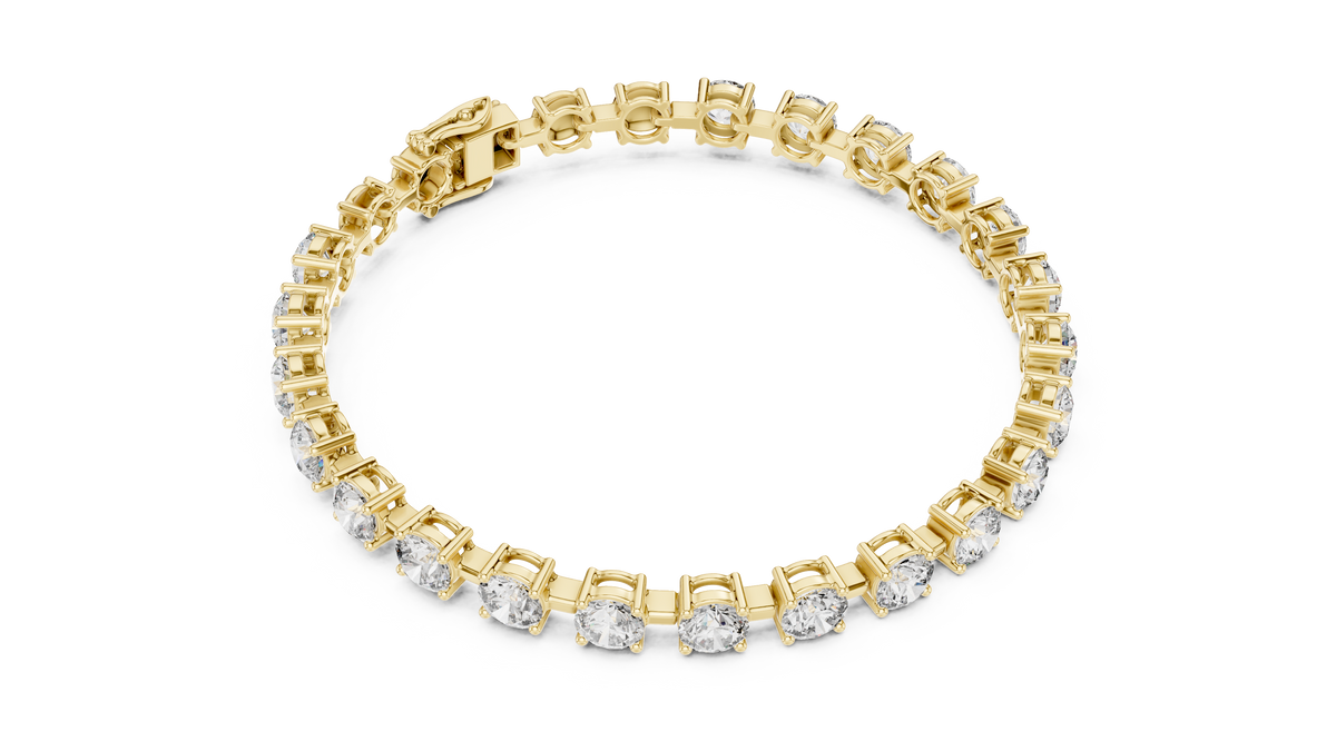 Solitelle Spaced Solitaire Lab Grown Diamond Tennis Bracelet