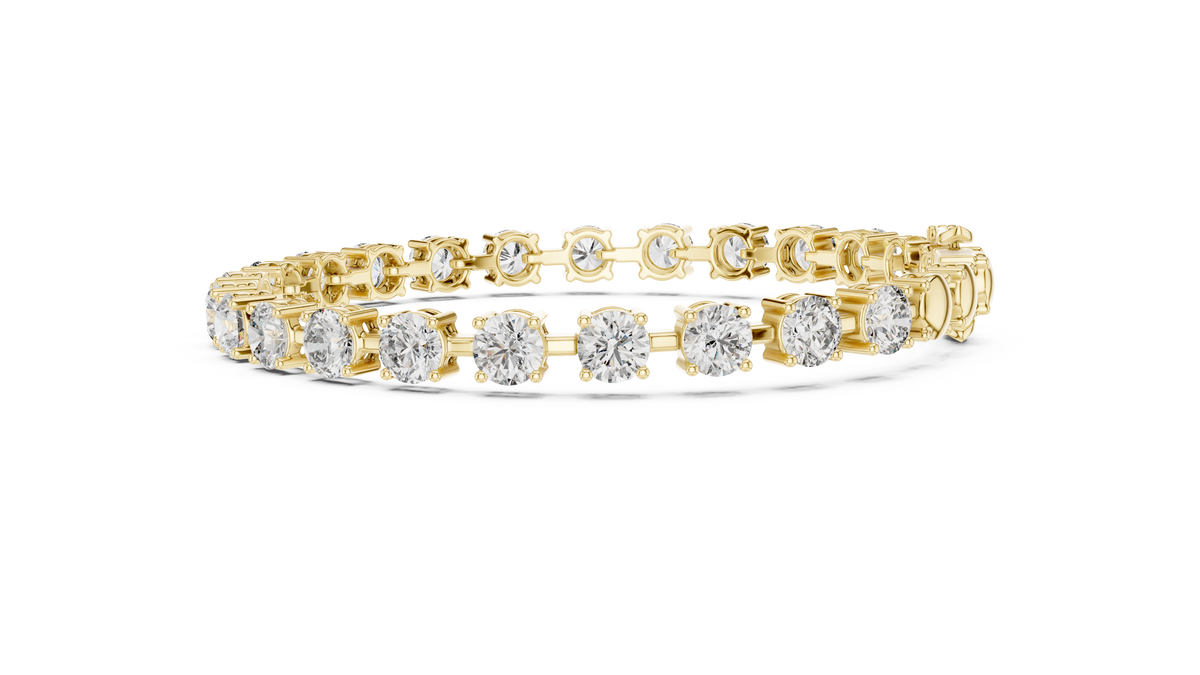 Solitelle Spaced Solitaire Lab Grown Diamond Tennis Bracelet