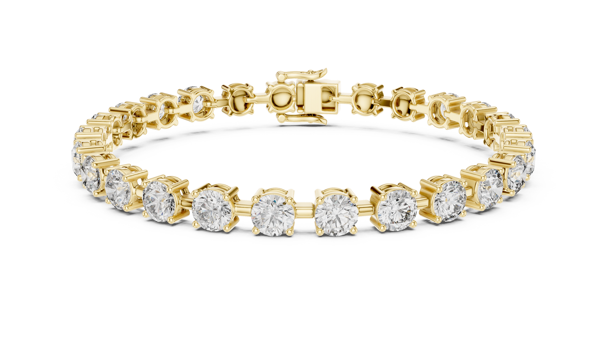 Solitelle Spaced Solitaire Lab Grown Diamond Tennis Bracelet