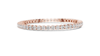 Rondelle Classic Round Lab Grown Diamond Tennis Bracelet