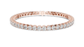 Rondelle Classic Round Lab Grown Diamond Tennis Bracelet