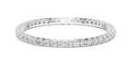 Rondelle Classic Round Lab Grown Diamond Tennis Bracelet