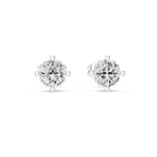 Belovia Heart Prong Cushion Cut Lab Grown Diamond Solitaire Studs