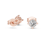 Cherelle Cushion Cut Heart Prong Lab Grown Diamond Solitaire Studs