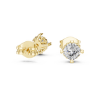 Cherelle Cushion Cut Heart Prong Lab Grown Diamond Solitaire Studs