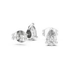 Droplette Pear Cut Solitaire Lab Grown Diamond Stud Earrings