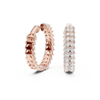 Marquisette Marquise Cut Lab Grown Diamond Inside-Out Hoop Earrings