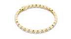 Emeraldine Emerald Cut Bezel Set Lab Grown Diamond Tennis Bracelet