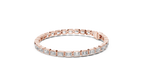 Bezelline Emerald Cut Bezel Set Lab Grown Diamond Tennis Bracelet