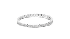 Bezelline Emerald Cut Bezel Set Lab Grown Diamond Tennis Bracelet