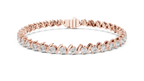 Sinuelle S-Link Round Lab Grown Diamond Tennis Bracelet