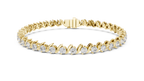 Sinuelle S-Link Round Lab Grown Diamond Tennis Bracelet