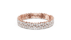 Wisteline Wide Cluster Lab Grown Diamond Statement Bracelet