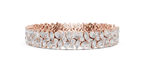 Wisteline Wide Cluster Lab Grown Diamond Statement Bracelet
