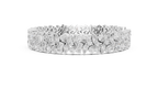 Wisteline Wide Cluster Lab Grown Diamond Statement Bracelet