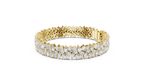 Wisteline Wide Cluster Lab Grown Diamond Statement Bracelet
