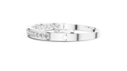 Glacielle Channel Set Round Lab Grown Diamond Hinged Bangle Bracelet