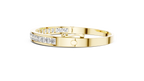 Glacielle Channel Set Round Lab Grown Diamond Hinged Bangle Bracelet