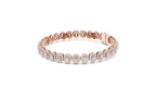 Halovere Radiant Cut Halo Lab Grown Diamond Tennis Bracelet