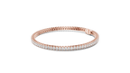 Ovaline Slim Oval Cut Lab Grown Diamond Tennis Bracelet
