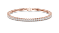 Ovaline Slim Oval Cut Lab Grown Diamond Tennis Bracelet