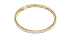 Ovaline Slim Oval Cut Lab Grown Diamond Tennis Bracelet