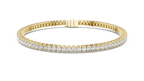Ovaline Slim Oval Cut Lab Grown Diamond Tennis Bracelet