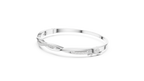 Twilara Twist Crossover Lab Grown Diamond Bangle Bracelet