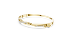 Twilara Twist Crossover Lab Grown Diamond Bangle Bracelet