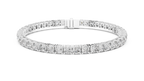 Cushelle Classic Cushion Cut Lab Grown Diamond Tennis Bracelet