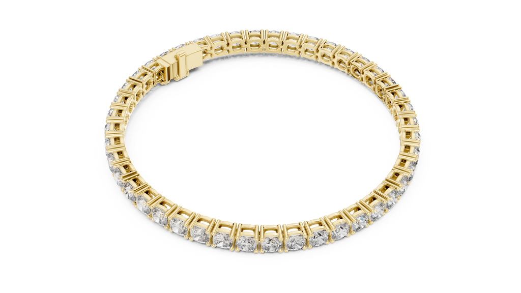 Cushelle Classic Cushion Cut Lab Grown Diamond Tennis Bracelet