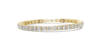 Cushelle Classic Cushion Cut Lab Grown Diamond Tennis Bracelet