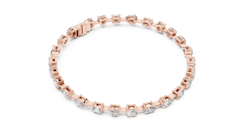 Kaleidora Mixed-Shape Lab Grown Diamond Station Bracelet